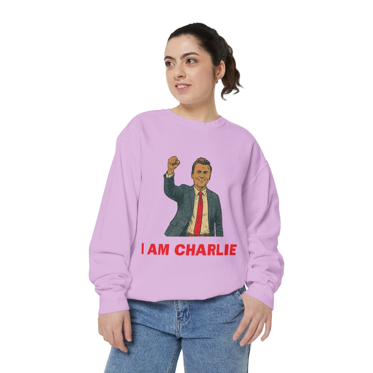 I Am Charlie Unisex Garment-Dyed Sweatshirt